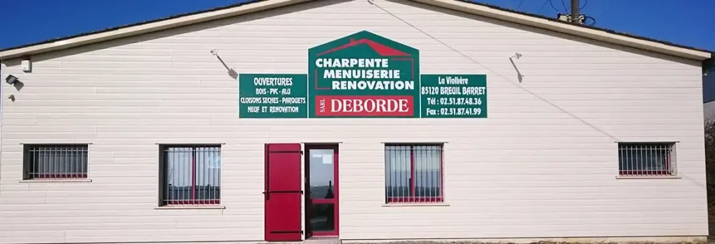 Atelier, SARL Deborde, menuisier à La Chataîgneraie